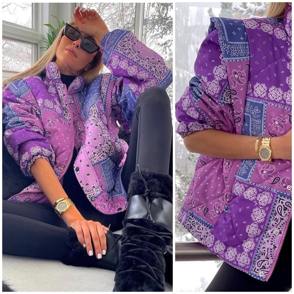 PISTOLA ~ Callista Bandana Print Puffer / Vest